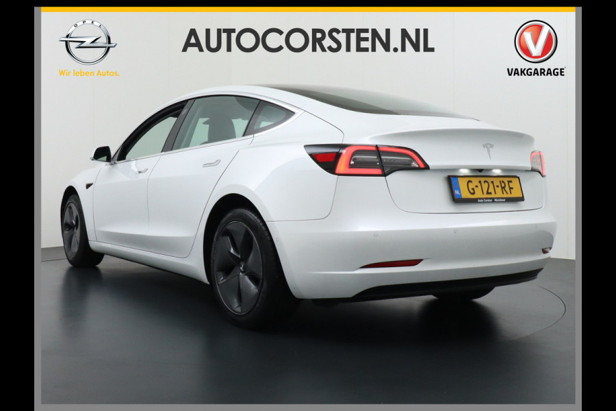 Tesla Model 3 SR+60kWh 326PK AutoPilot FSD-v.b Premium-Luidsprekers Leer PanoDak Adaptive cruise 18" Camera's Elektr.-Stuur+Stoelen+Spiegels+G Ecc Navigatiesysteem full map LED-a+v Comfortstoel(en) ACC Dual-ECC DAB Voorverwarmen interieur via App Keyless via Telefoonsleutel One-Pedal-Drive Orig. nlse auto  1e eigenaar Slechts 1584kg (Lichtste Tesla)