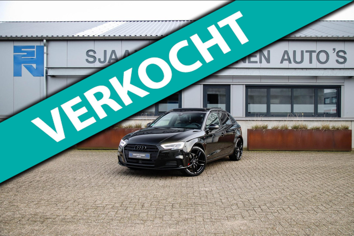 Audi A3 Sportback 1.4 TFSI CoD Sport S Line Edition 35 TFSI Facelift 150pk S-Tronic! Panoramadak|Virtual Cockpit|LED Matrix|Black