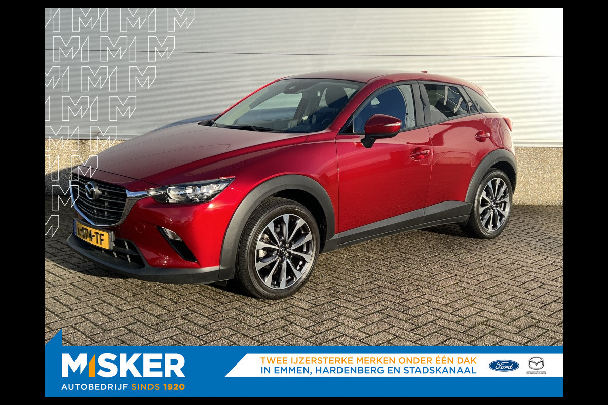 Mazda CX-3 2.0 121 Sportive, trekhaak, carplay, parkeersensor