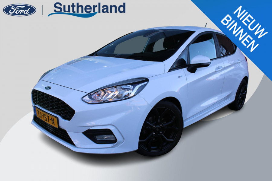 Ford Fiesta 1.0 EcoBoost 100 PK ST-Line | Cruise Control | Climate Control | Privacy Glass | Navigatie | DAB | 17 Inch LM VELGEN | Bluetooth Carkit