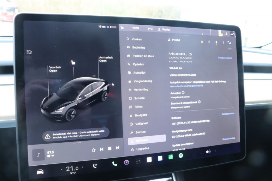 Tesla Model 3 Long Range AWD 75 kWh | AUTOPILOT | FSD | PANO | INCL.BTW