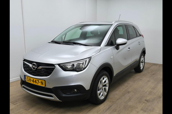 Opel Crossland X Occasion 1.2 Turbo met parkeercamera en carplay | Tweedehands Opel Crossland X in grijs met trekhaak | Volle auto