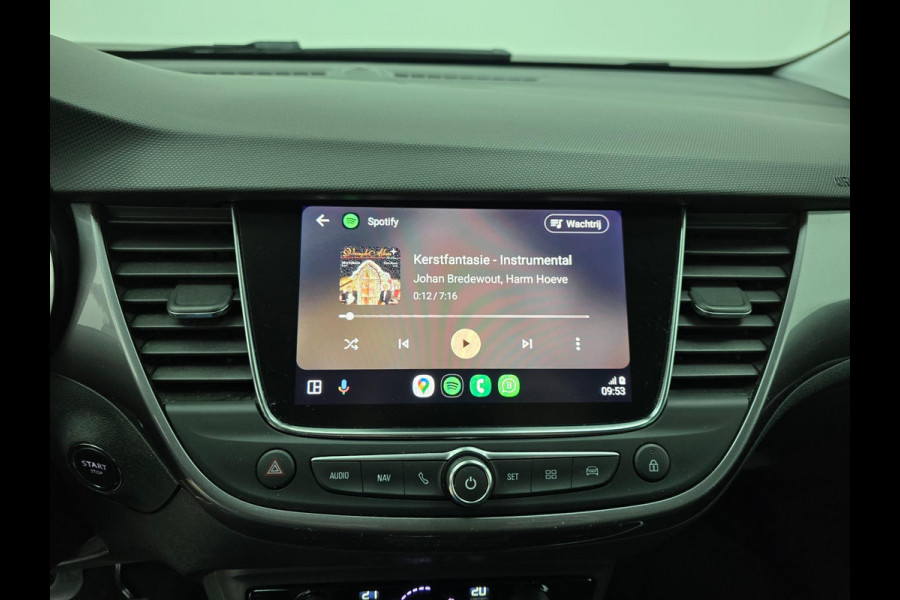 Opel Crossland X Occasion 1.2 Turbo met parkeercamera en carplay | Tweedehands Opel Crossland X in grijs met trekhaak | Volle auto