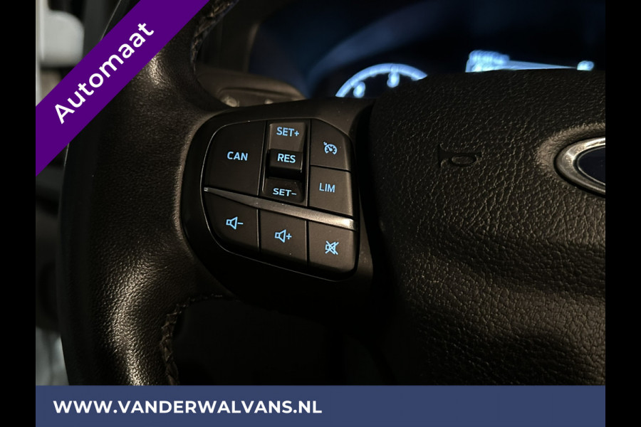 Ford Transit Custom 2.0 TDCI 130pk Automaat L2H1 Euro6 Airco | Camera | Navigatie | LED | Trekhaak Apple Carplay, Android Auto, Cruisecontrol, Parkeersensoren, Verwarmde voorruit, Bijrijdersbank