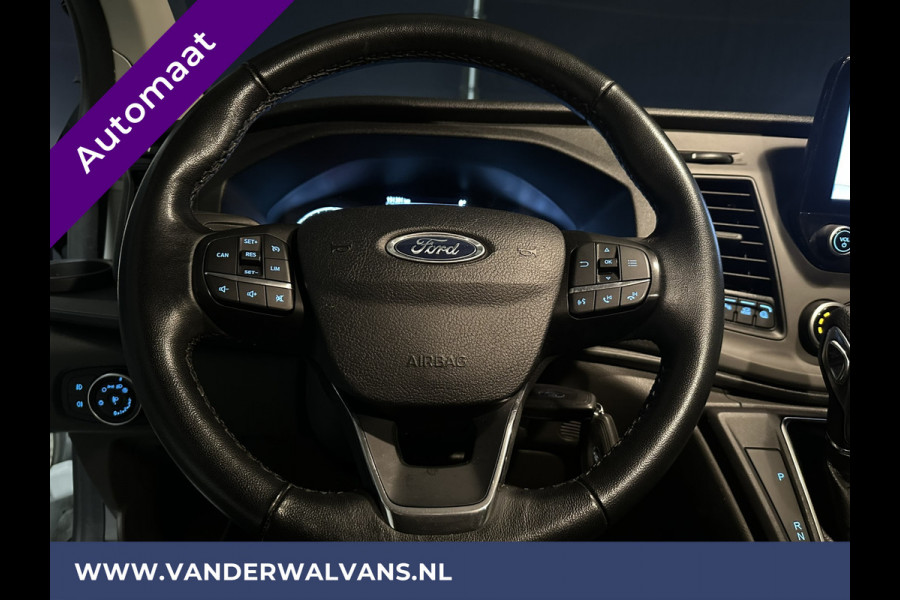 Ford Transit Custom 2.0 TDCI 130pk Automaat L2H1 Euro6 Airco | Camera | Navigatie | LED | Trekhaak Apple Carplay, Android Auto, Cruisecontrol, Parkeersensoren, Verwarmde voorruit, Bijrijdersbank