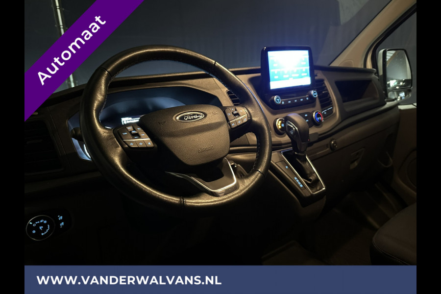 Ford Transit Custom 2.0 TDCI 130pk Automaat L2H1 Euro6 Airco | Camera | Navigatie | LED | Trekhaak Apple Carplay, Android Auto, Cruisecontrol, Parkeersensoren, Verwarmde voorruit, Bijrijdersbank