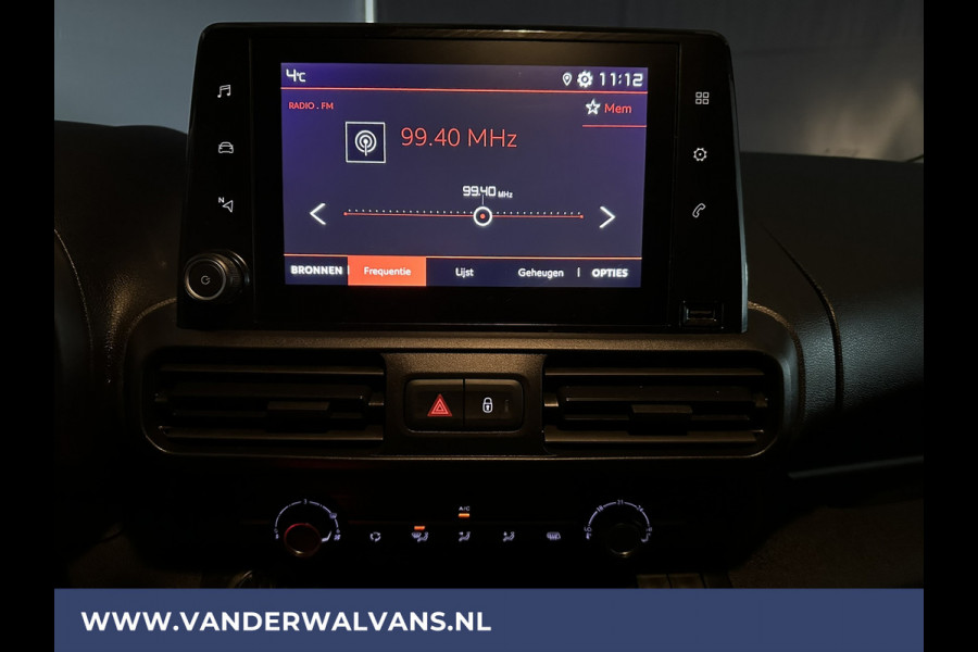 Citroën Berlingo 1.5 BlueHDI L1H1 Euro6 Airco | 3-Zits | Apple Carplay | Android Auto | Cruisecontrol Parkeersensoren, Bijrijdersbank