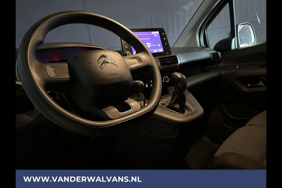 Citroën Berlingo 1.5 BlueHDI L1H1 Euro6 Airco | 3-Zits | Apple Carplay | Android Auto | Cruisecontrol Parkeersensoren, Bijrijdersbank