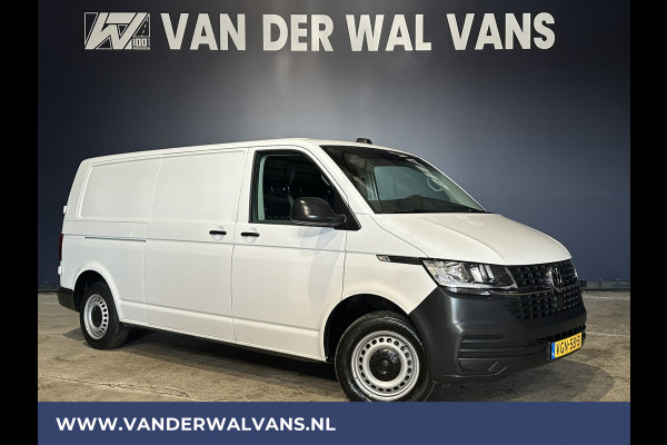 Volkswagen Transporter 2.0 TDI L2H1 Euro6 Airco | Navigatie | Lederen bekleding | Trekhaak Apple Carplay, Cruisecontrol, Parkeersensoren, Bijrijdersbank