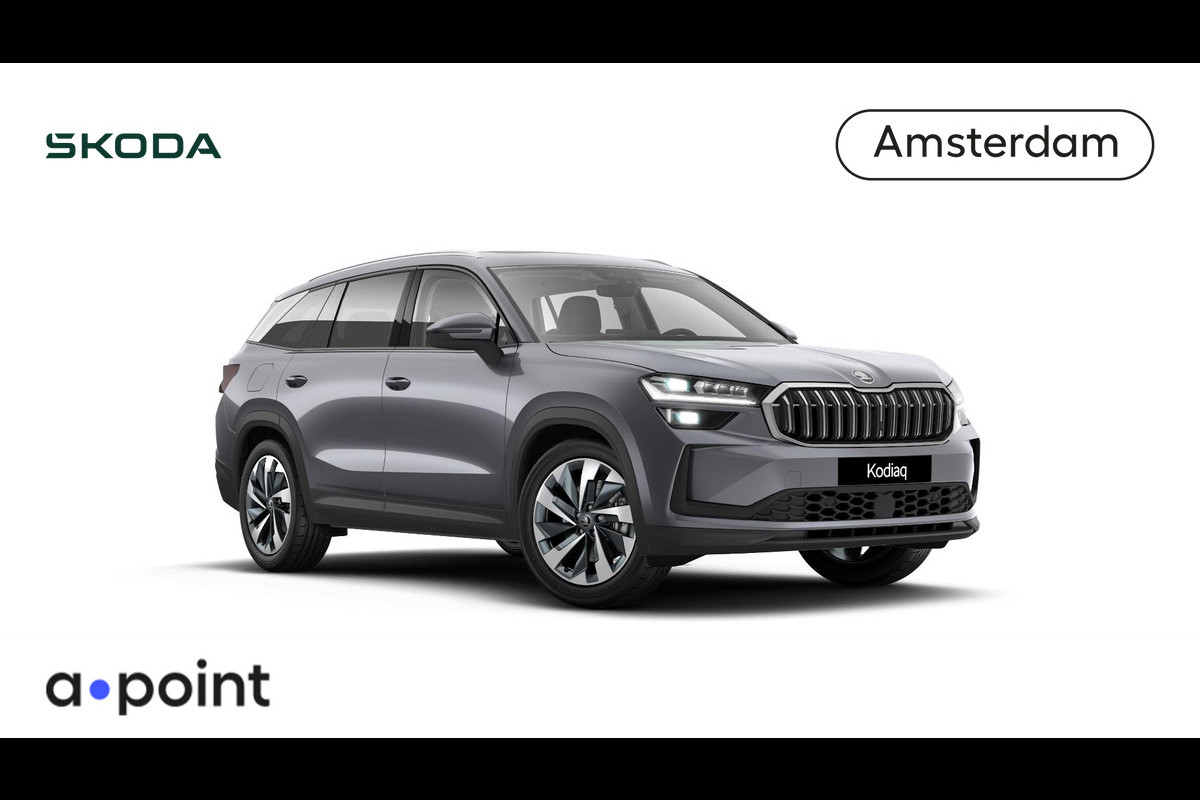 Škoda Kodiaq Business Edition PHEV 1.5 TSI 204 pk 6 versn. DSG | Panoramadak | Light & view pakket | Winter pakket | Parkeer pakket | Leder zwart | Akoestisch pakket