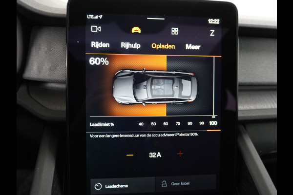 Polestar 2 AUT. 408pk Long Range Dual Motor 78kWh AutoPilot 20" Panoramadak Sleutel-loos(TelefoonSleutel) (voorverwarming)Electr.Stoelen+Ve Phone-Connect 1500kg-trekvermogen 660Nm! OnePedal drive Winterpakket Licht+Zichtpakket 61.000 nieuw!! EBD RemAssist Virtual-Cockpit digiDash Uitparkeer waarschuwing Botswaarsc.syst. Autonoom-Rem Noodrem ESP TCS Hill-Assist Lane Assist Pre-Crash-Syst. Emergency-Call Keyless Ecc tot 150kw snell