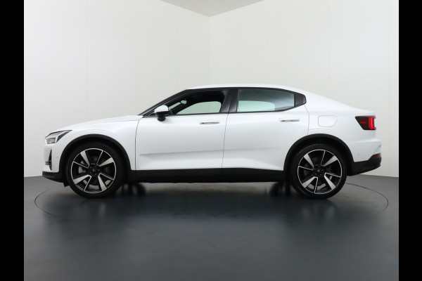 Polestar 2 AUT. 408pk Long Range Dual Motor 78kWh AutoPilot 20" Panoramadak Sleutel-loos(TelefoonSleutel) (voorverwarming)Electr.Stoelen+Ve Phone-Connect 1500kg-trekvermogen 660Nm! OnePedal drive Winterpakket Licht+Zichtpakket 61.000 nieuw!! EBD RemAssist Virtual-Cockpit digiDash Uitparkeer waarschuwing Botswaarsc.syst. Autonoom-Rem Noodrem ESP TCS Hill-Assist Lane Assist Pre-Crash-Syst. Emergency-Call Keyless Ecc tot 150kw snell