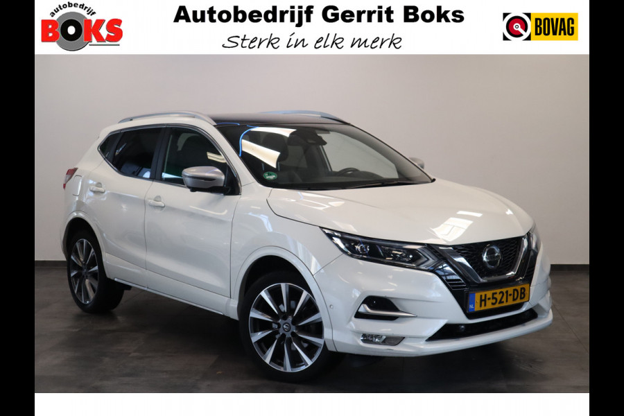 Nissan QASHQAI 1.3 DIG-T Tekna + 160PK Bose Panoramadak Navigatie full Leder Memorie stoelen 360 camera