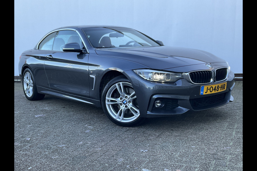 BMW 4 Serie Cabrio 430i 252pk xDrive M-Sport Leer+Sportzetels Stoelverw Xenon High Executive