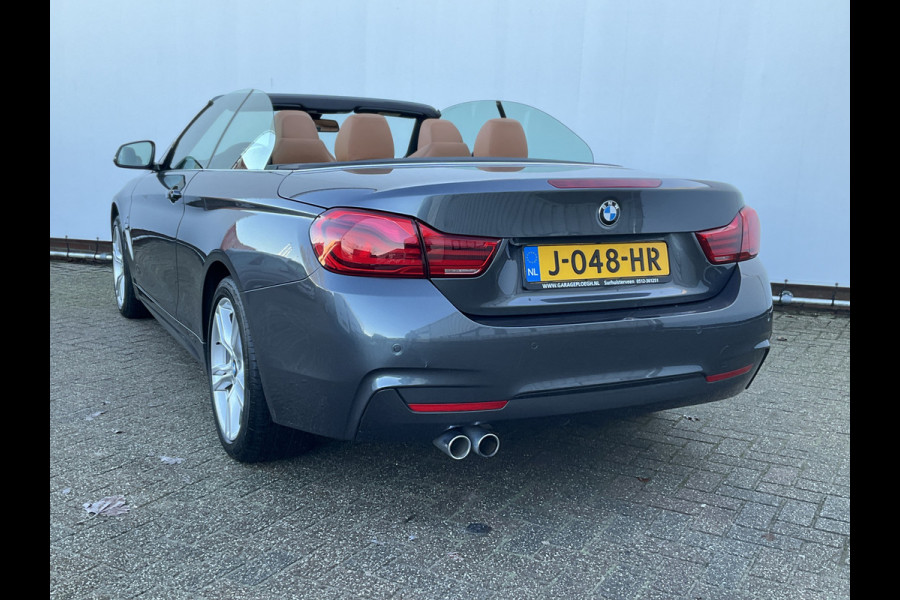 BMW 4 Serie Cabrio 430i 252pk xDrive M-Sport Leer+Sportzetels Stoelverw Xenon High Executive