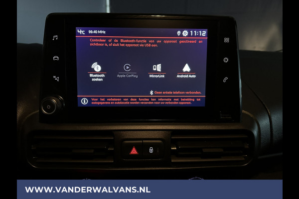 Citroën Berlingo 1.5 BlueHDI L1H1 Euro6 Airco | 3-Zits | Apple Carplay | Android Auto | Cruisecontrol Parkeersensoren, Bijrijdersbank