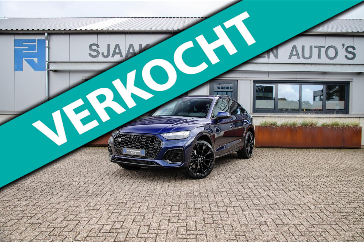 Audi Q5 Sportback 50 TFSIe Quattro Competition S Edition S-Line 299pk Automaat! 1e|DLR|Supersport S stoelen|Virtual Cockpit|Black