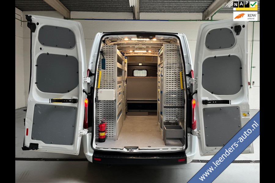 Ford Transit Custom SERVICEWAGEN LANG / HOOG 320 2.0 TDCI EURO6 L2H2 TREND SORTIMO KASTEN V230 OMVORMER STANDKACHEL RIJKLAARPRIJS!