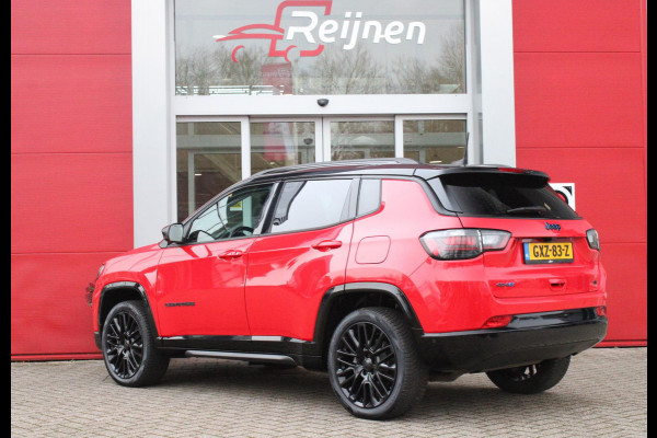 Jeep Compass 4xe SUMMIT 240PK PHEV AUTOMAAT | NAVIGATIE 10,25 "TOUCHSCREEN | APPLE CARPLAY/ANDROID AUTO | 360° CAMERA | DODEHOEK DETECTIE |ALPINE PREMIUM AUDIO | DAB+ RADIO | CLIMATE CONTROL | 19"GLOSS BLACK LICHTMETALEN VELGEN | ADAPTIVE / CRUISE CONTROL | DIGITAAL INSTRUMENTENPANEEL | LEDEREN BEKLEDING | VOORSTOELEN VERWARMD | STUUR VERWARMING ||ELEKTRISCH BEDIENBARE ACHTERKLEP | FULL LED KOPLAMPEN | LED MISTLAMPEN / BOCHTVERLICHTING | KEYLESS ENTRY & START | DRAADLOOS LADEN |