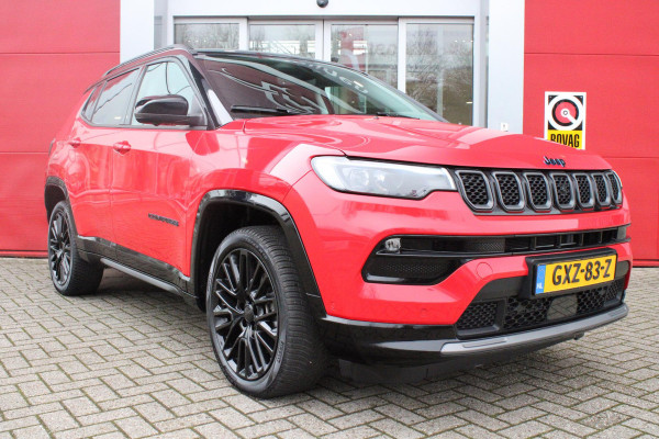 Jeep Compass 4xe SUMMIT 240PK PHEV AUTOMAAT | NAVIGATIE 10,25 "TOUCHSCREEN | APPLE CARPLAY/ANDROID AUTO | 360° CAMERA | DODEHOEK DETECTIE |ALPINE PREMIUM AUDIO | DAB+ RADIO | CLIMATE CONTROL | 19"GLOSS BLACK LICHTMETALEN VELGEN | ADAPTIVE / CRUISE CONTROL | DIGITAAL INSTRUMENTENPANEEL | LEDEREN BEKLEDING | VOORSTOELEN VERWARMD | STUUR VERWARMING ||ELEKTRISCH BEDIENBARE ACHTERKLEP | FULL LED KOPLAMPEN | LED MISTLAMPEN / BOCHTVERLICHTING | KEYLESS ENTRY & START | DRAADLOOS LADEN |