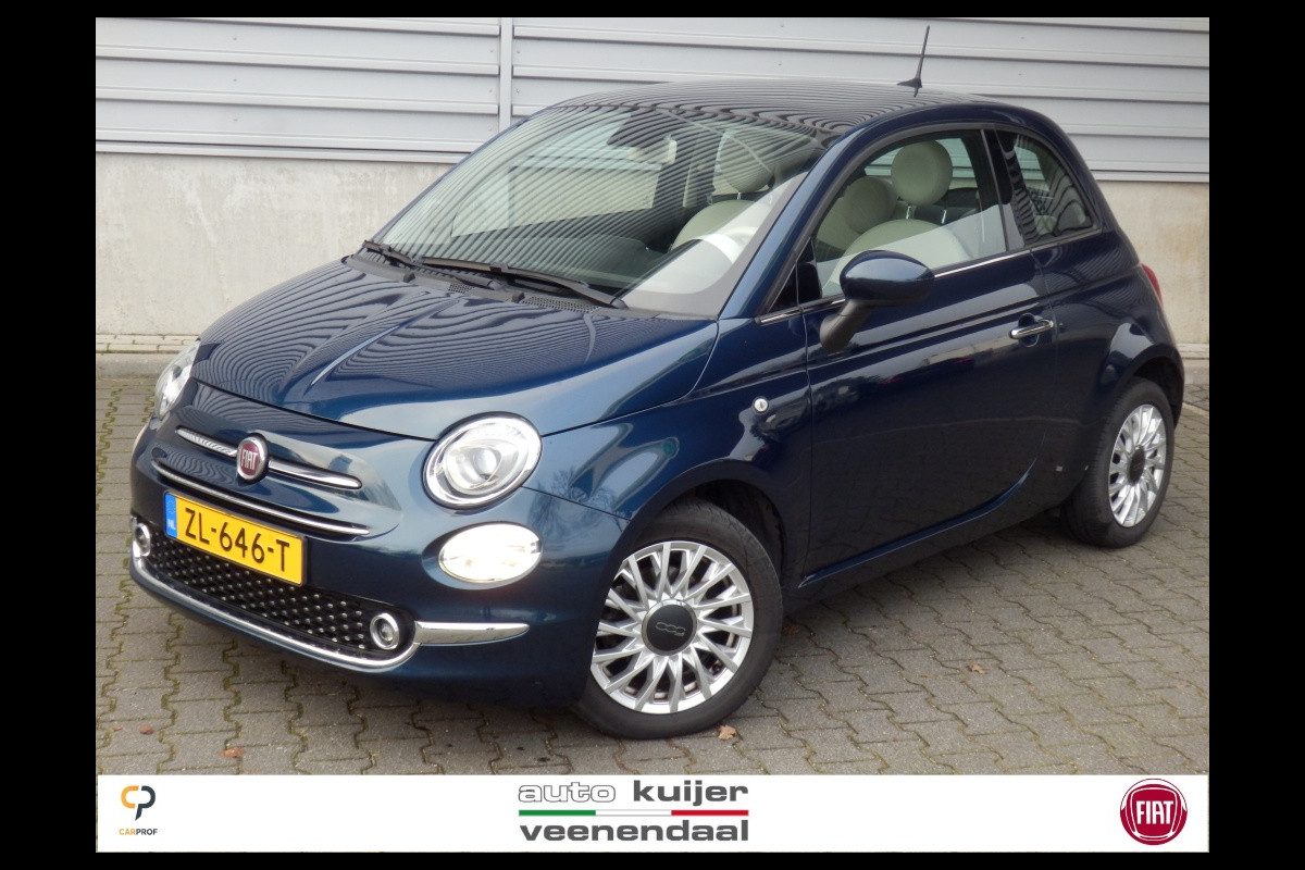 Fiat 500 85pk | Lounge | Navigatie | Cruise ctrl | Panoramadak |