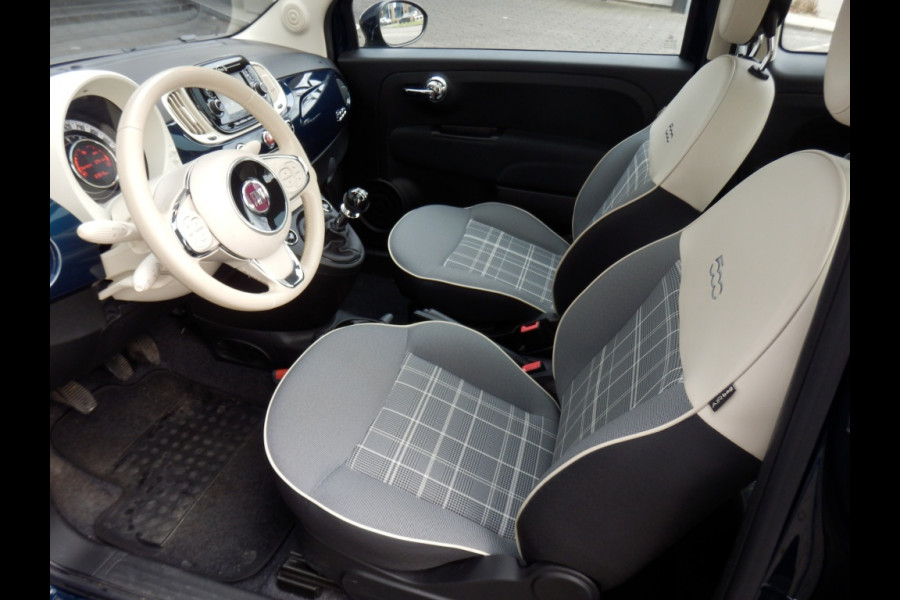 Fiat 500 85pk | Lounge | Navigatie | Cruise ctrl | Panoramadak |