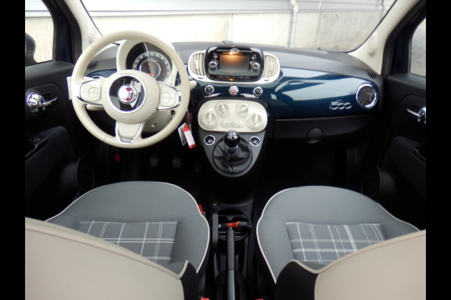 Fiat 500 85pk | Lounge | Navigatie | Cruise ctrl | Panoramadak |