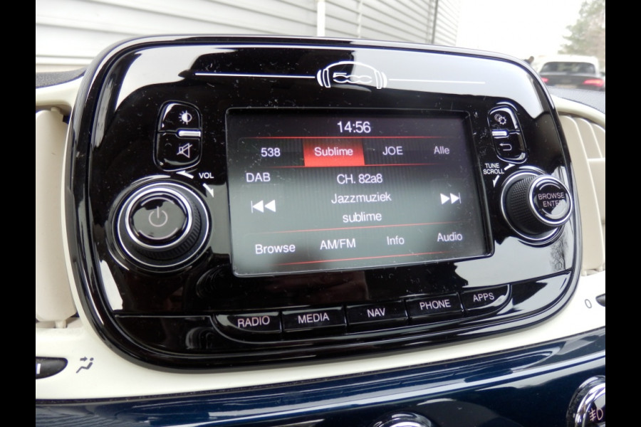 Fiat 500 85pk | Lounge | Navigatie | Cruise ctrl | Panoramadak |