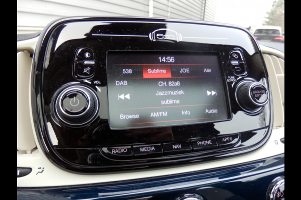 Fiat 500 85pk | Lounge | Navigatie | Cruise ctrl | Panoramadak |
