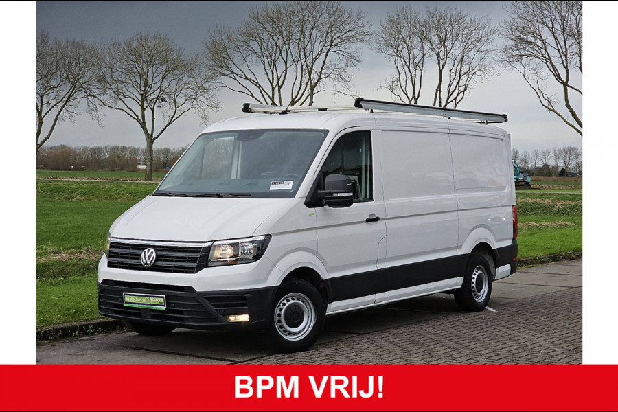 Volkswagen Crafter 35 2.0 TDI L3H2 Imperiaal, trap, trekhaak, pdc, 177Pk, NAP, Euro6!