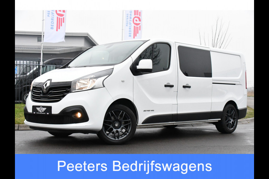 Renault Trafic 1.6 dCi T29 L2H1 DC PB Edition Camera, Sensoren, NAVI, 145PK, 2 x Schuifdeur, Multimedia, UNIEK!