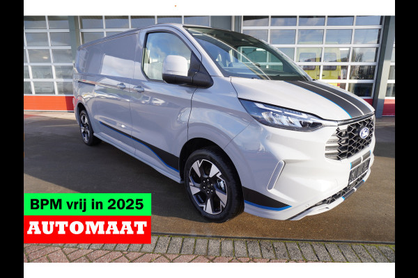 Ford Transit Custom 300L 2.0 TDCI 170PK L2H1 Sport Automaat Schuifdeur L / R Nr. V025 | Airco | Adap.Cruise | Navi | Camera | Blis | 19" Lm velgen