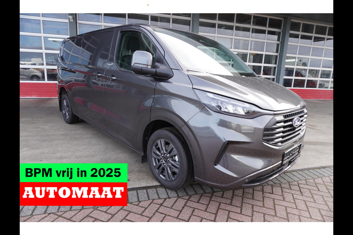 Ford Transit Custom 320L 2.0 TDCI 170PK L2H1 Limited Automaat Schuifdeur L / R Nr. V140 | Airco | Adaptive Cruise | Navi | Camera | Trekhaak