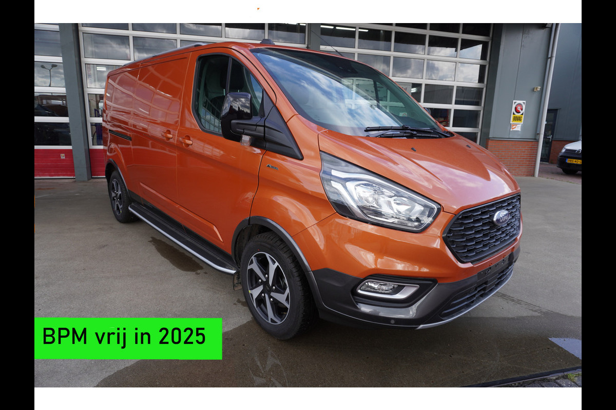 Ford Transit Custom 300L 2.0 TDCI 130PK L2H1 Limited Active Edition Nr. V078 | Airco | Cruise | Apple CarPlay & Android Auto