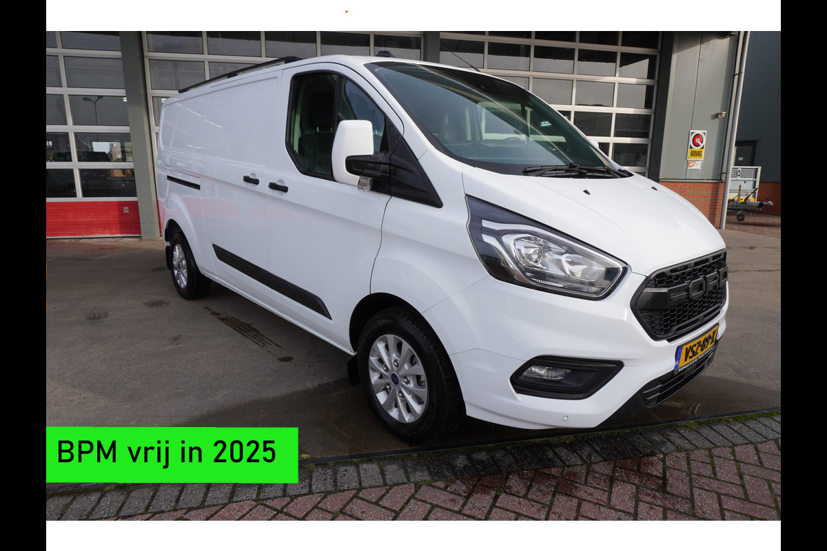 Ford Transit Custom 300L 2.0 TDCI 130PK L2H1 Trend Raptor Edition Nr. V114 | Airco | Cruise | Camera | Trekhaak | Betimmering | LM Velgen  DEMO