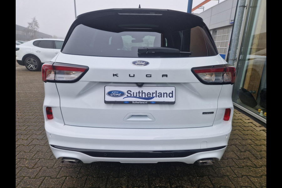 Ford Kuga 2.5 PHEV ST-Line X | Black Pack; 20 inch zwarte LMV ,zwart dak,spiegels en spoiler,rode remklauwen | Panoramadak | Adapt.cruise control | Winter Pack | Head up Display | Adaptieve koplampen | Draadloos opladen