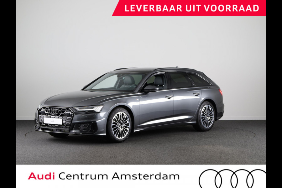 Audi A6 Avant 40 TFSI S edition Competition Panoramadak, achteruitrijcamera, Optiekpakket zwart plus, stoelverwarming voorin