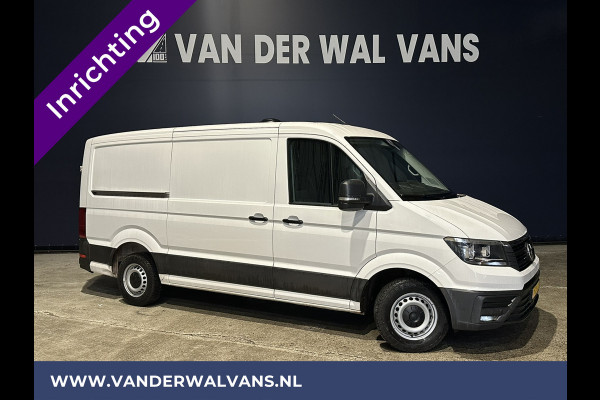 Volkswagen Crafter 2.0 TDI 141pk **BPM VRIJ voor de Ondernemer** L3H2 L2H1 inrichting Euro6 Airco | Navigatie | Camera | Apple Carplay Android Auto, Parkeersensoren, Bijrijdersbank