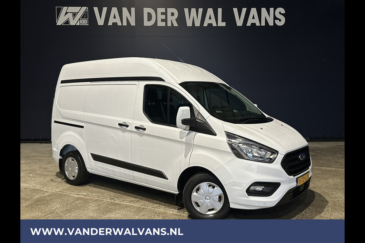 Ford Transit Custom 2.0 TDCI L1H2 Euro6 Airco | Navigatie | Apple Carplay | Android Auto | LED | Cruisecontrol Parkeersensoren, Bijrijdersbank