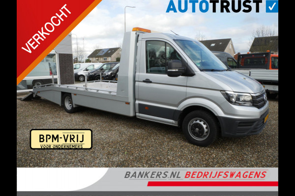 Volkswagen Crafter 2.0TDI 180PK, Dubbel Lucht, Airco, Tijhof opbouw, Oprijauto, Autotransporter luchtvering lier zwaaibalk