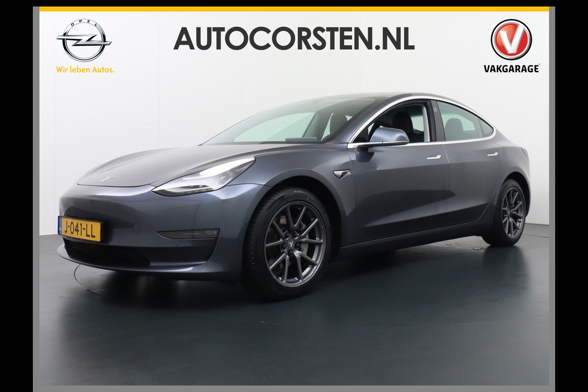 Tesla Model 3 Long Range 75kWh 463PK FSD-Full Self Driving Computer Telefoon-Sleutel Premium Audio 4wd  18" Lmv AutoPilot Panoramadak Camera's Stoel en achterbank verwarming Keyless Electr.Stoelen+Memory+Easy-Entry WiFi Origineel Nederlandse auto Grootste accu, Tot 16,5kwh thuis laden.