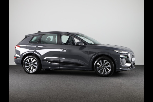 Audi Q6 Advanced edition e-tron perf 225kW/306pk 100Kwh Ha Tech Plus pakket, sportstoelen met leder, omgevingscamera's, adaptive cruisecontrol, verwarmbare voor en achterstoelen