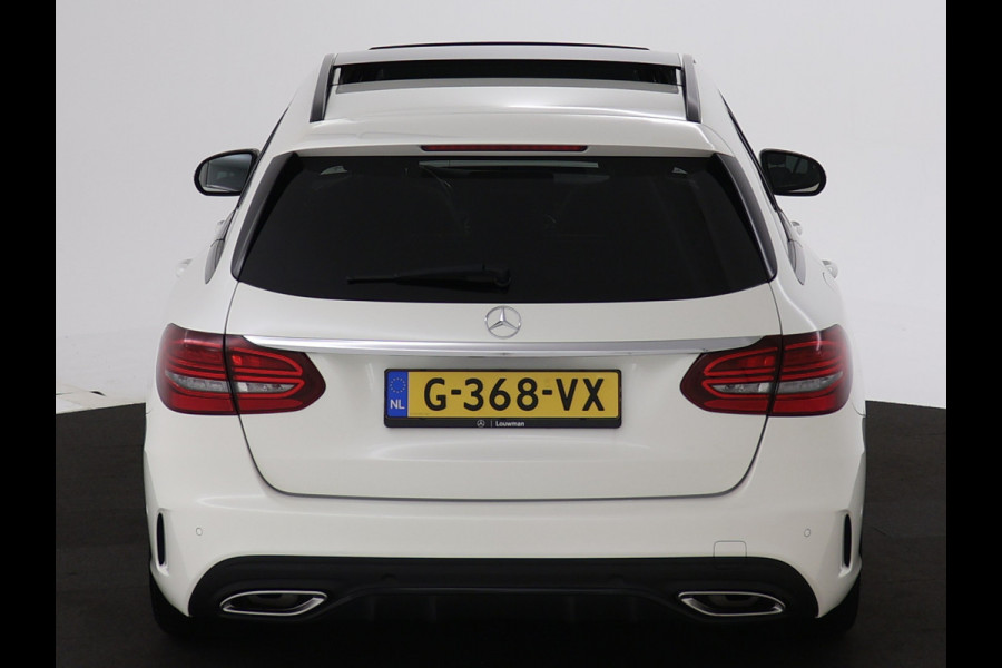 Mercedes-Benz C-Klasse Estate 180 AMG-line | Panoramadak | 19 inch. LM velgen | Parking support met camera achter | Navigatie | Inclusief 24 maanden MB Certified garantie voor Europa.