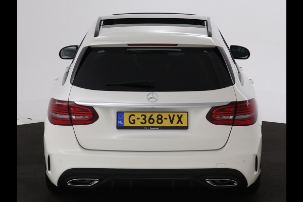 Mercedes-Benz C-Klasse Estate 180 AMG-line | Panoramadak | 19 inch. LM velgen | Parking support met camera achter | Navigatie | Inclusief 24 maanden MB Certified garantie voor Europa.