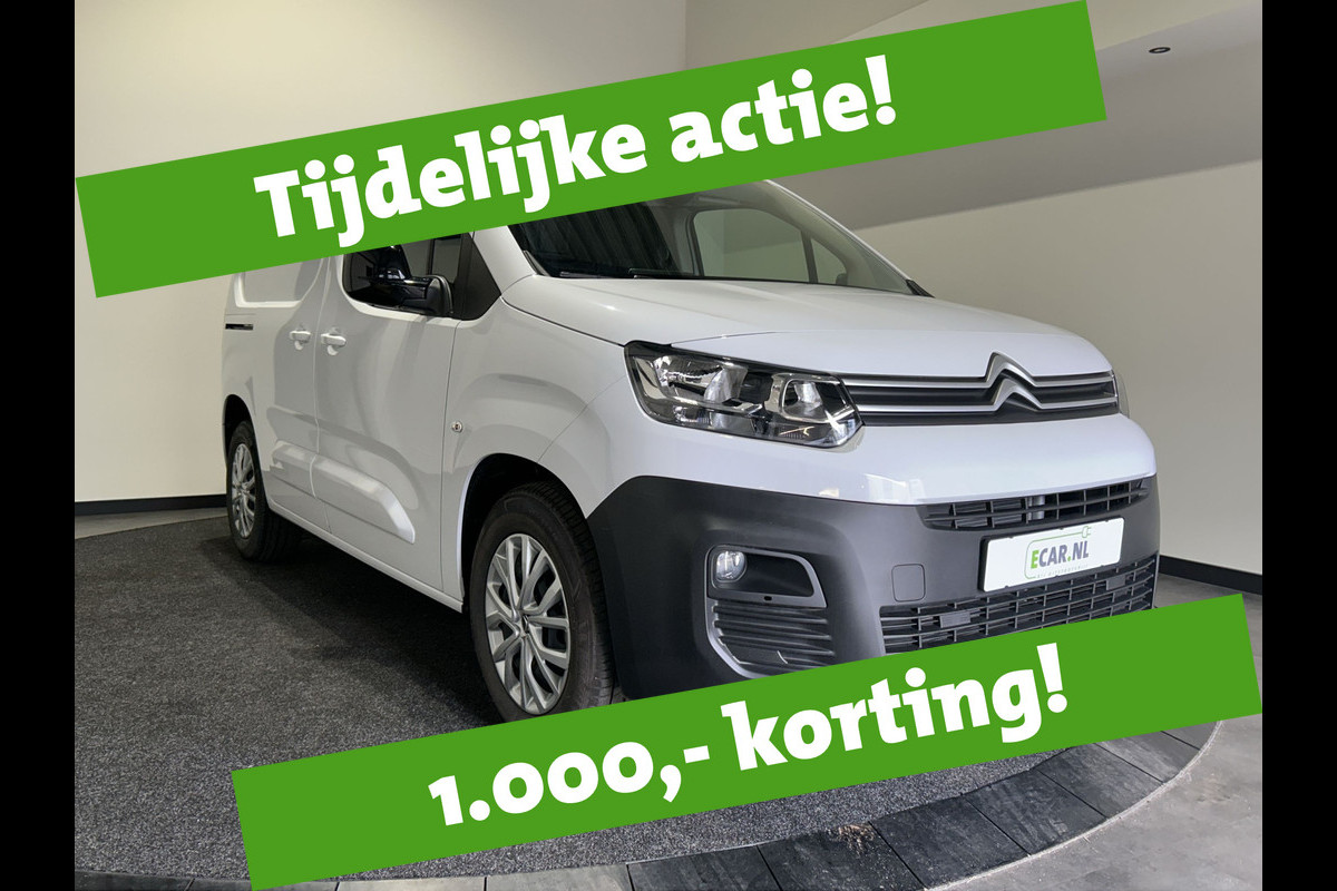 Citroën E-Berlingo 136 L1 50 kWh | Voor de snelle beslissers! | Navigatie | Parkeersensoren