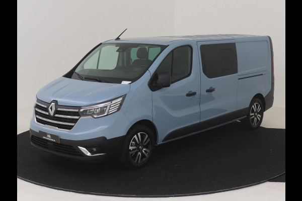 Renault Trafic T29 L2H1 DC 170PK AUTOMAAT SPECIAL EDITION LEER LED AIRCO ADAPTIVE CRUISE CONTROL NAVIGATIE CAMERA LICHT EN REGENSENSOR 2 X SCHUIFDEUR VELGEN