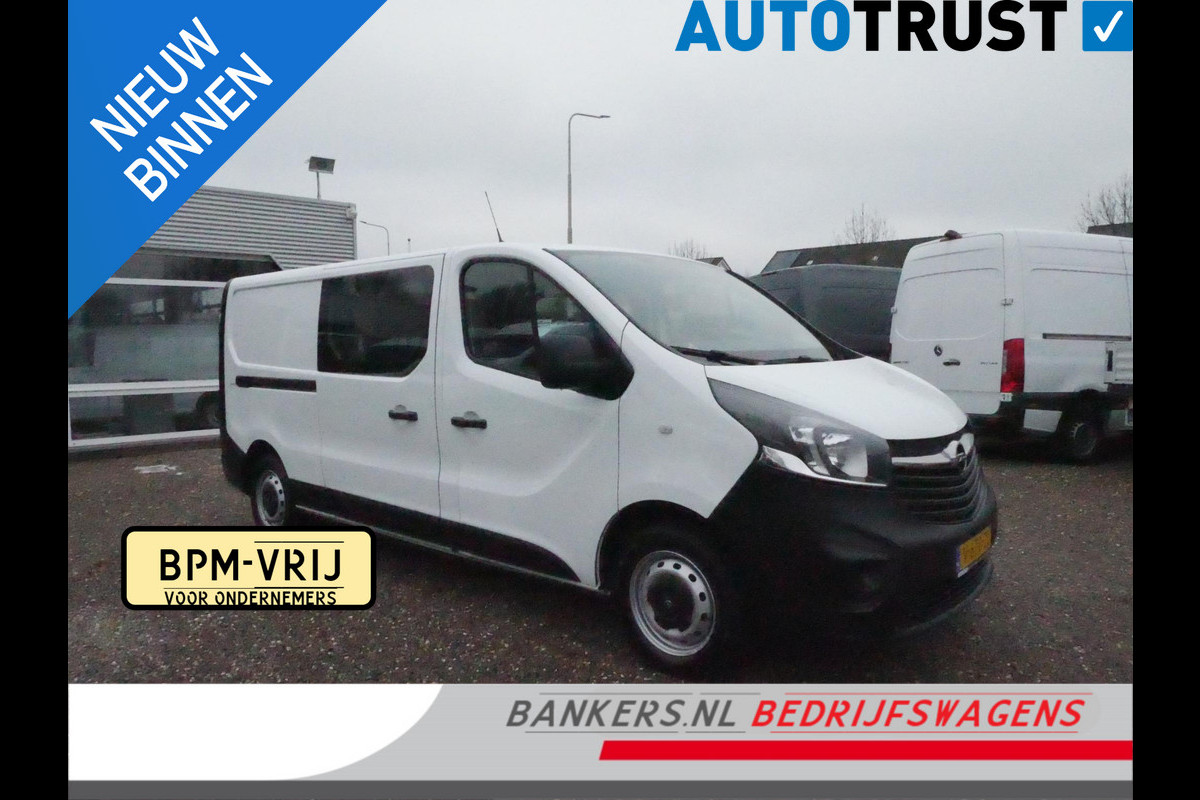 Opel Vivaro 1.6 CDTI 95PK, L2H1, Dubbel Cabine, Airco Opel Vivaro 1.6 CDTI L2H1 DC Selection