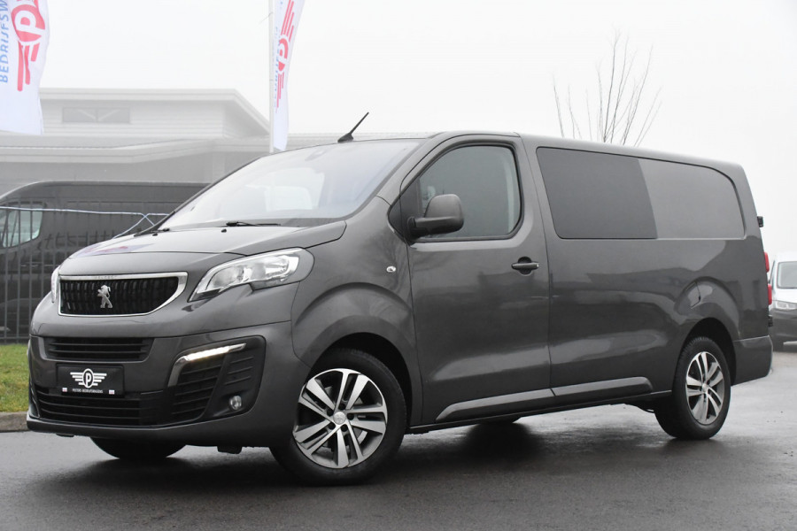 Peugeot Expert 2.0 BlueHDI 180 Long Asphalt DC Cruise, Carplay, 177PK, Automaat, Sensoren, Stoelverwarming, Trekhaak, UNIEK!