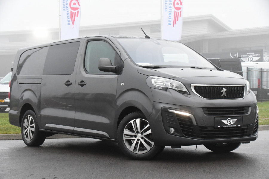 Peugeot Expert 2.0 BlueHDI 180 Long Asphalt DC Cruise, Carplay, 177PK, Automaat, Sensoren, Stoelverwarming, Trekhaak, UNIEK!