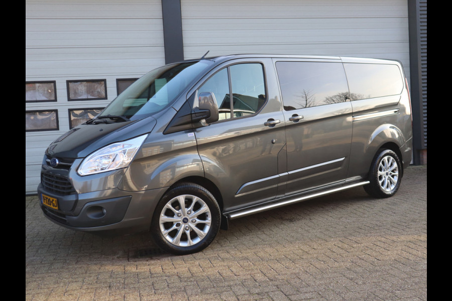 Ford Transit Custom 2.0 TDCI 131pk Automaat DC 5 Pers. - Euro 6 - Camera - Cruise - Trekhaak